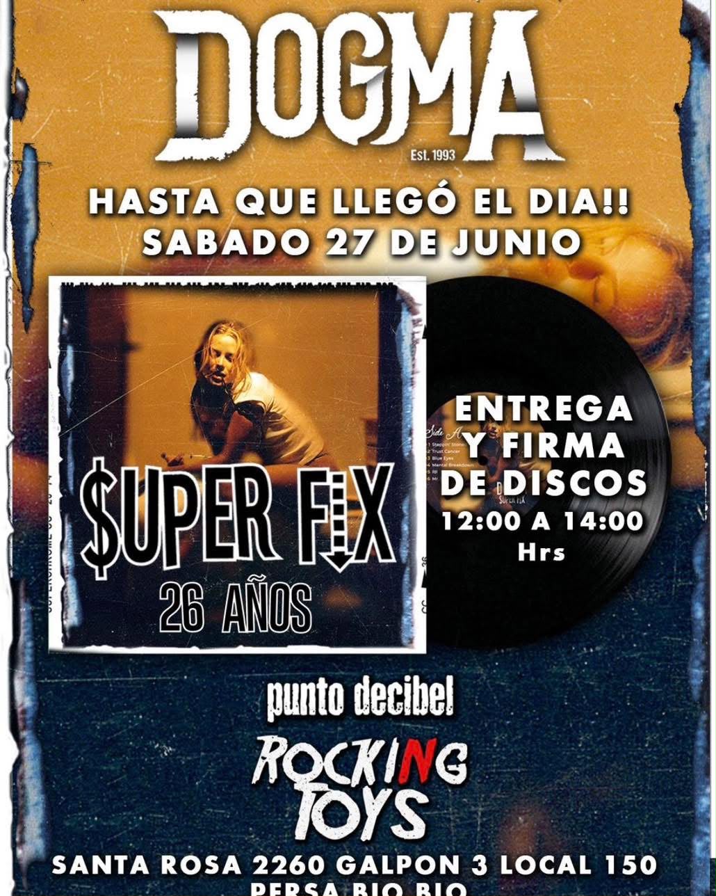 Dogma presenta reedición en vinilo de su álbum 